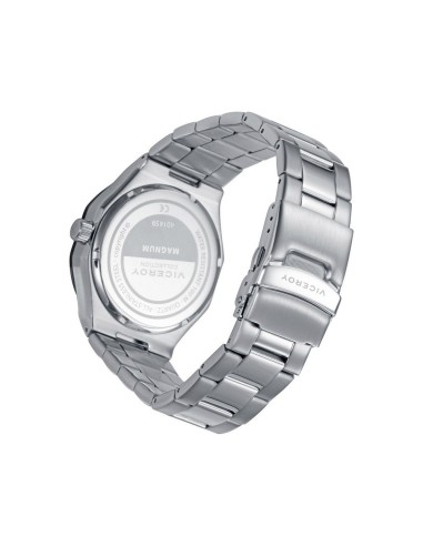 RELOJ ACERO IP NEGRO BRAZALETE SR VA