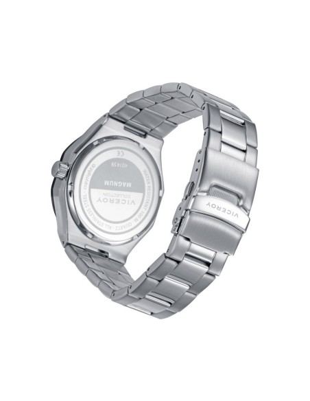 RELOJ ACERO IP NEGRO BRAZALETE SR VA