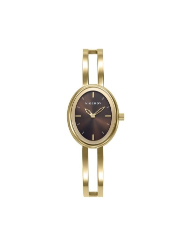 RELOJ ACERO IP DORADO BRAZALETE SRA VA
