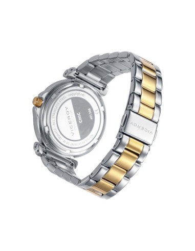 RELOJ ACERO IP DORADO BRAZALETE SRA VA