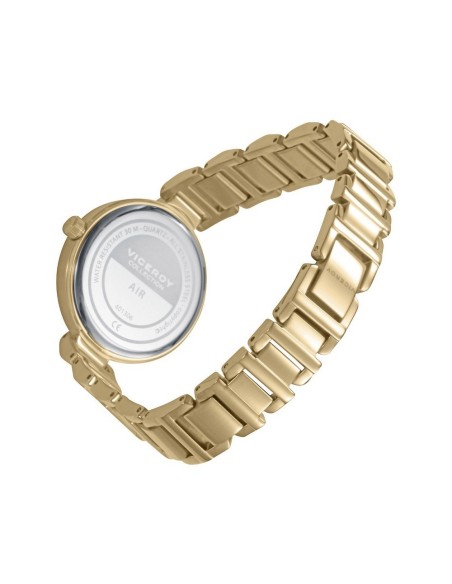 RELOJ ACERO IP DORADO BRAZALETE SRA VA