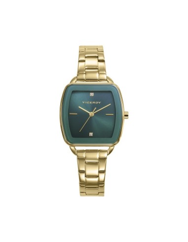 RELOJ ACERO IP DORADO BRAZALETE SRA VA