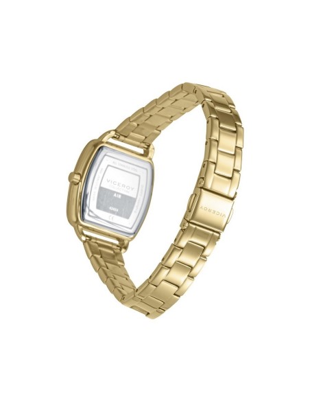 RELOJ ACERO IP DORADO BRAZALETE SRA VA
