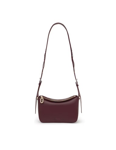 Bandolera mediana burdeos Tous City – bolsa de hombro elegante | Tous
