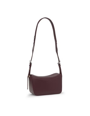 Bandolera mediana burdeos Tous City – bolsa de hombro elegante | Tous