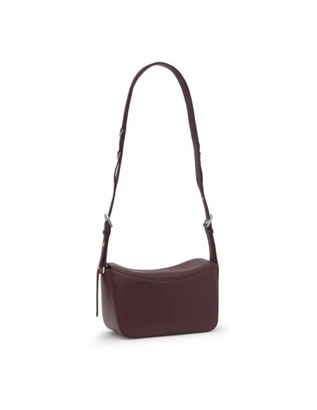 Bandolera mediana burdeos Tous City – bolsa de hombro elegante | Tous