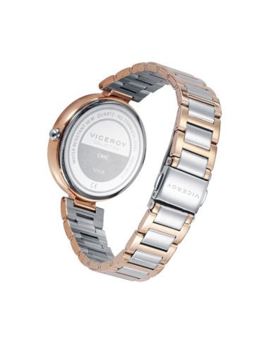 Reloj Viceroy Chic Mujer 42428‑73 – Bicolor IP Rosa/Acero 35 mm