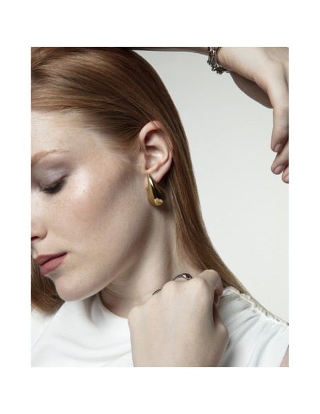Pendientes Viceroy 14198E01012 – Pendientes gota acero IP dorado mujer