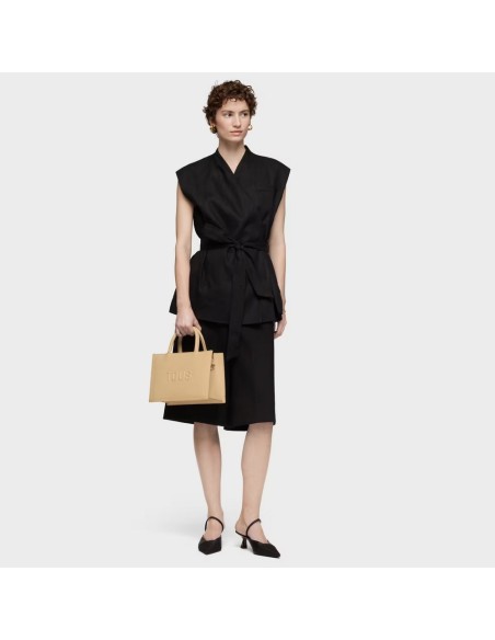 Bolso shopper TOUS Brenda arena | diseño funcional y elegante