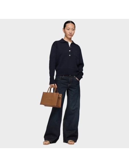 Bolso Brenda TOUS camel | shopper mediano elegante y funcional