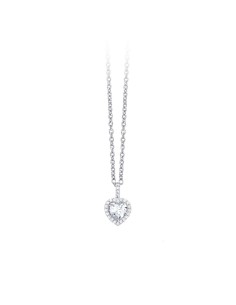 Collar de corazón con circonitas – Elegancia romántica