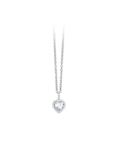 Collar de corazón con circonitas – Elegancia romántica