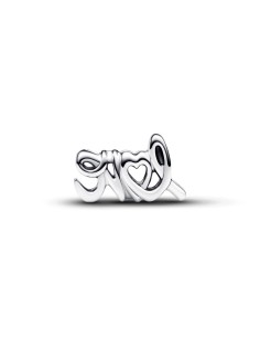 Charm en plata de ley Love Escrito a Mano 2