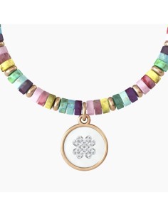 Pulsera Kidult acero TRÉBOL DE CUATRO HOJAS | BUENA SUERTE 2