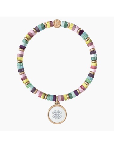Pulsera Kidult acero TRÉBOL DE CUATRO HOJAS | BUENA SUERTE