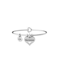 Pulsera Kidult de acero CORAZÓN | HERMANA