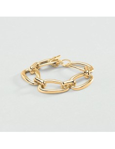 Pulsera dorada de cadena ABBESSES – Estilo moderno y elegante | Agatha París