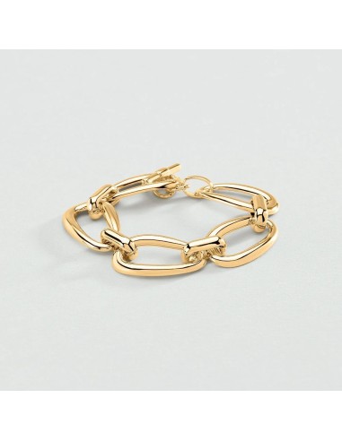 Pulsera dorada de cadena ABBESSES – Estilo moderno y elegante | Agatha París