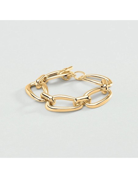 Pulsera dorada de cadena ABBESSES – Estilo moderno y elegante | Agatha París