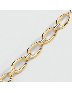 Pulsera dorada de cadena ABBESSES – Estilo moderno y elegante | Agatha París 2