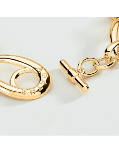 Pulsera dorada de cadena ABBESSES – Estilo moderno y elegante | Agatha París