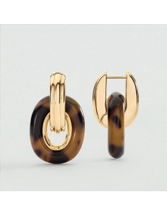 Pendientes criolla dorados ROYAL concha – Toque marino con elegancia | Agatha París