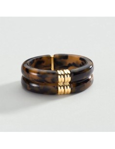 Pulsera esclava ROYAL con concha dorada – Estilo natural y refinado | Agatha París
