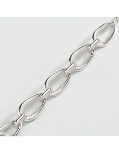 Pulsera plateada de cadena ABBESSES – Minimalismo urbano con estilo | Agatha París 2