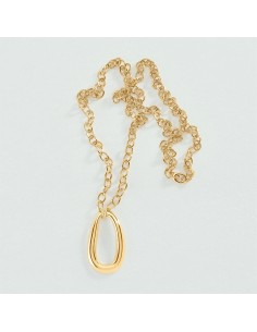 Collar largo ABBESSES dorado – Minimalismo elegante y versatilidad | Agatha París