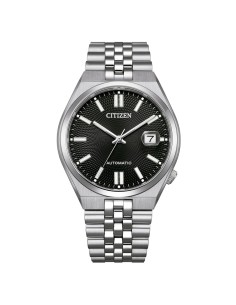Reloj Citizen NK0020‑55E Tsuyosa 60 Automático 40 mm – Esfera Negra, 60 h Reserva