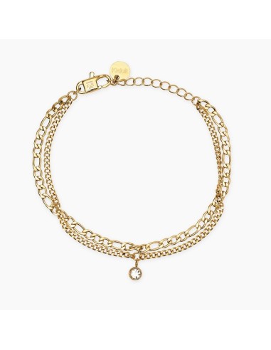 Pulsera Kidult Style 31 en acero 316L con diseño combinado (ref. 831065)