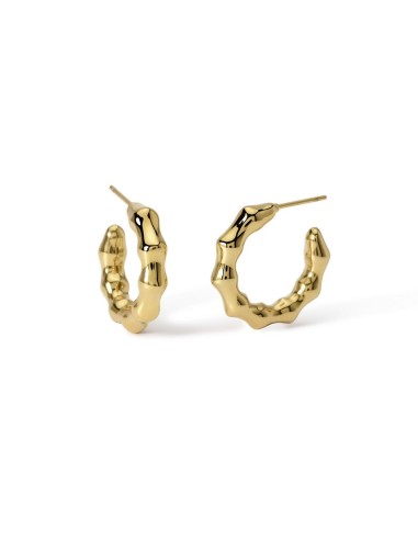 Pendientes aro acero dorado 316L Kidult Style 20 – referencia 861054