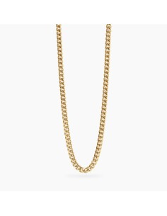 Collar corto cadena barbada acero 316L dorado Kidult Style 04 – ref. 851083 2
