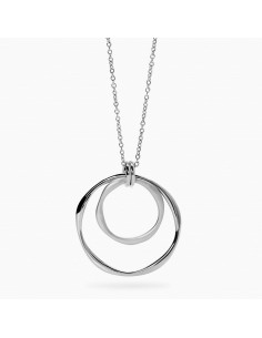 Collar largo acero 316L con dobles colgantes Kidult Style 24 – ref. 851064