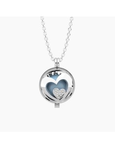 Collar Kidult Llamador de Ángeles “Made with Love” acero 316L con esfera de corazón 2