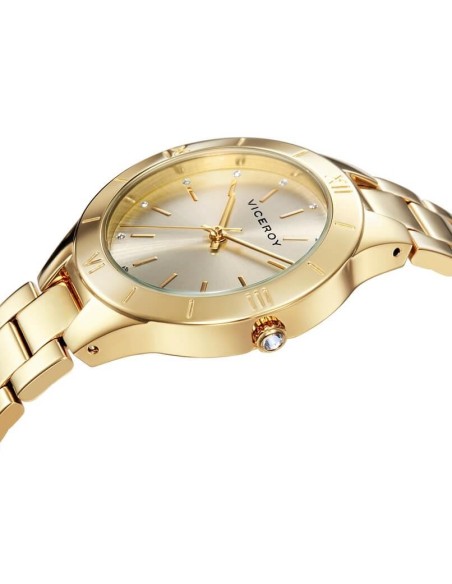 Reloj Viceroy de Mujer Brazalete de acero e ip dorado  