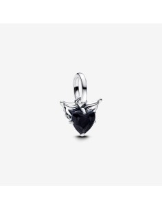 Mini Charm Colgante Corazón Alado en Plata de Ley | Pandora ME