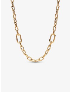 Collar Pandora ME Cadena de Eslabones Pequeños 14 k Oro – 50 cm