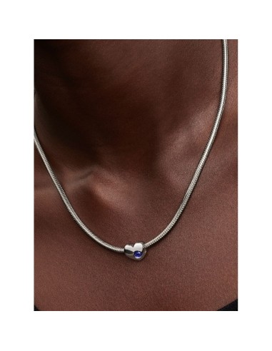 Charm Pandora “Corazón Gema Azul” Grabable en Plata de Ley – 794161C09