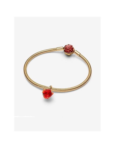 Charm Disney “Rosa Encantada” Colgante en Oro 14 k – 764018C01