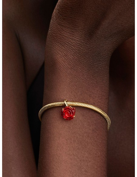 Charm Disney “Rosa Encantada” Colgante en Oro 14 k – 764018C01