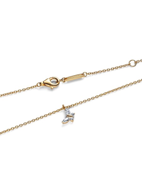 Collar Colgante Mariposa 14 k Dorado – Pandora 364267C01‑45