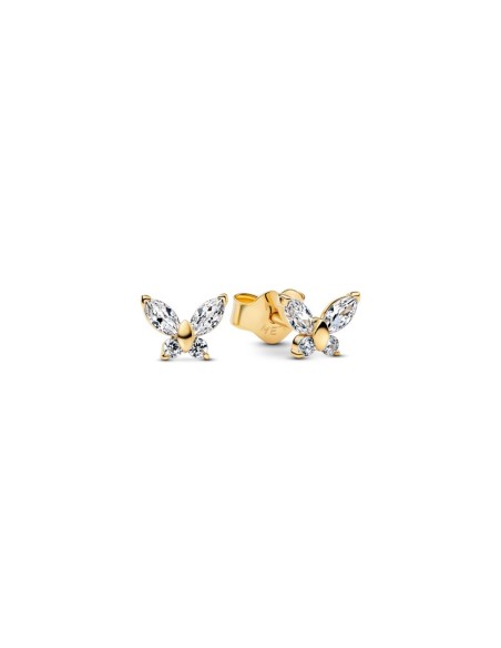 Pendientes de botón Mariposa Oro 14K – Pandora 264264C01