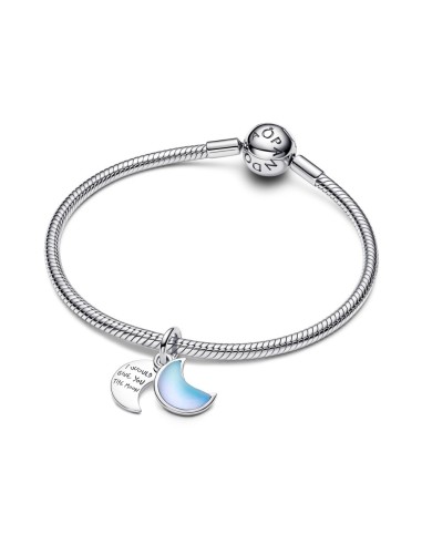 Charm Luna Creciente Doble Colgante Plata 925 – Pandora Moments 794272C01