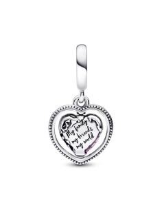 Charm Colgante en plata de ley Corazón Giratorio Familia Pandora 2