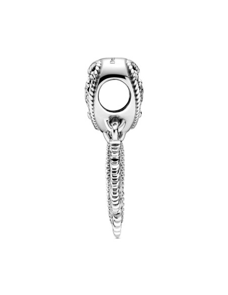 Charm  en plata de ley Atrapasueños Corazón en filigrana y Plumas