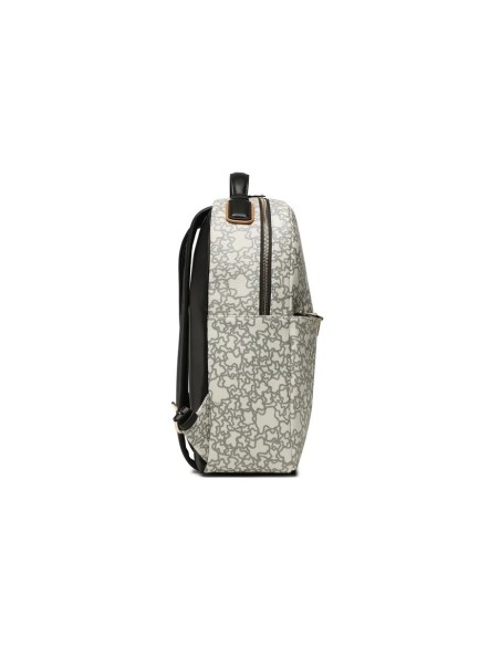 Mochila mini beige y negra TOUS Kaos – Ref. 2001037543 | Estilo urbano compacto