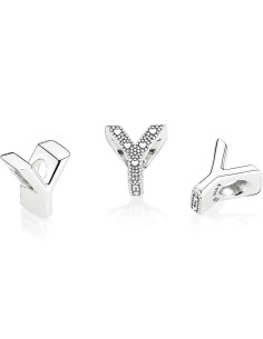 Charm Pandora de plata inicial letra Y 2