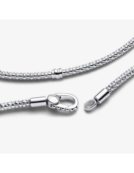 Pulsera de Cadena con Cierre de Tachuelas en Plata de Ley | Pandora
