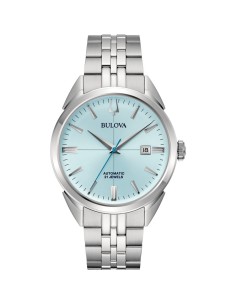 Reloj Bulova 96B423 Automático | Steel 41,5 mm Esfera Azul